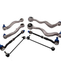 BMW 5 Series Front Suspension Wishbone Track Control Arms and Drop Links Kit 8 Piece Set OEM Grade Replacement Lower Control Arms and Bushing Kit for E60 E61