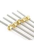 304 Stainless Steel T6 Lead Screw With Brass Nut, Trapezoidal Spindle, Length 150mm, Lead Options 1mm 2mm 4mm 6mm 12mm