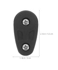 Durable Nylon Ball Bearing Pulley Wheel For Kayaks And Canoes With Black Horizontal Design, Stable Build, 2.16 in x 1.18 in