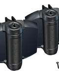 Workhorse Heavy Duty Gate Hinges With No Sweat Tension Adjustment For Pool Safety And High Traffic Fences Smooth Self Closing Operation close-up view in sleek black finish.