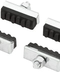 100 Count Caliper Brake Pad Set For Side Pull And Center Pull Brakes With Raised Ribs For All Weather Stopping Easy Install