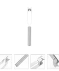 Two Piece Stainless Steel Pineapple Eye Peeler And Remover Set With Steel Handles, V Shaped Pineapple Cutter in detailed view