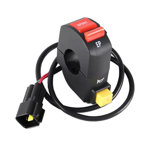 Brake Power Off Handlebar Switch For Electric Bike Ignition Stop Left Side Horn Button Upgrade Compatible With Light Bee S And X And X160 Off Road Models Plug And Play Easy Install