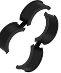 16 Pack Bicycle Handlebar Rubber Gaskets And Spacers 31.8 To 22.2 Or 25.4 Mm Non Slip Durable Adapter Kit four pieces