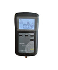 4 Line Battery Internal Resistance Test Meter With Pro Grade Voltage Tester And Digital Battery Analyzer 4 Wire Method For Super Accurate Readouts Backlit LCD Display For Easy Reading In Low Light Set E, front view