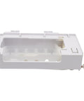10 Cube Flex Tray Ice Maker Replacement for Model Specific Side By Side Refrigerators, top view of white plastic tray
