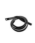 Heavy-Duty 46 Inch Elliptical Brake Strap Friction Belt Replacement for Steady Resistance and Smooth Braking coiled on white background