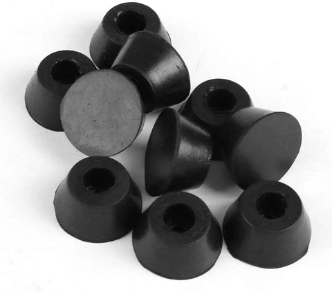 10 Pack Rubber Feet Bumpers For Furniture And Tables Amped Up For Amplifiers And Speaker Cabinets Non Marking Floor Protectors