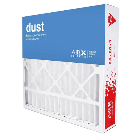 MERV 8 Furnace Filter 20x20x5 Replacement For Honeywell FC100A1011 FC200E1011 CF200A1024 Dust Pollen Lint 2 Pack Box