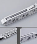 Real Smooth As Butter Cabinet Drawer Slides One Pair Heavy Duty Soft Closing Dampers Zero Hassle Installation Silent Shutting Track Kitchen Gear Upgraded In Minutes white drawer slide with intricate design