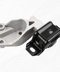 No Hassle Plug And Play Heavy Duty Engine Motor Transmission Mount Kit Fits Smart Fortwo L3 1.0L Evo side angle view showing solid iron and rubber components.