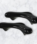 Two Pack Replacement Handles For AMC Cookware Classic Pots Black Handles With Screws And Washers DIY Easy Swap