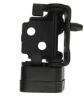 Direct Bolt On Left Front Car Door Hinge For C5 2009 2019, sturdy stamped steel construction, top view highlighting hinge mechanism.