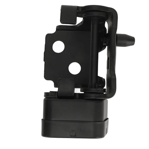 Direct Bolt On Left Front Car Door Hinge For C5 2009 2019, sturdy stamped steel construction, top view highlighting hinge mechanism.