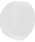 3 Pack Hole Saw Dust Collector Shields Clear Bubble Dome For Ceiling Drilling Makes Cleanup A Breeze Traps Drywall Waste With Zero Sweat And Keeps Your Garage Tidy While You Tackle Recessed Light Jobs - clear polymer hole saw shield side view.