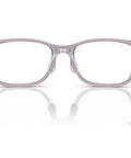 Tween Prescription Eyewear Frames Transparent Pink, XX Small Fit With 110mm Hinge To Hinge, 47mm Lens, Rectangular Style, Front View