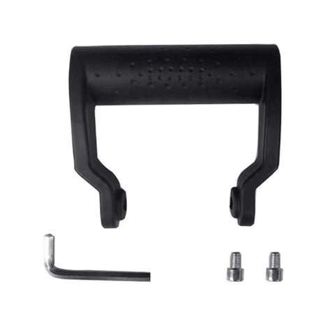 Ergonomic Side Handle for Angle Grinders with a Grip That Holds like Glue Utilizes 10Mm Thread for Snug Fitting Universal Compatibility for Power Tools, black rubber grip with screws and wrench.