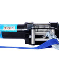 Rock Hard 3500 Lbs Winch For ATVs And UTVs With Wireless Remote And Steel Cable, waterproof design and steel cable included.