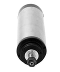 Plug And Play Badass 1500W Water Cooled Spindle Motor For Cnc Router Machine view of spindle motor front, showing locking nut and shaft