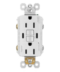 Radiant 1597TRUSBCCW 15 Amp GFCI Decorator Duplex Outlet With USB Type C Ports Self Test Tamper Resistant Built In Dual USB Ports