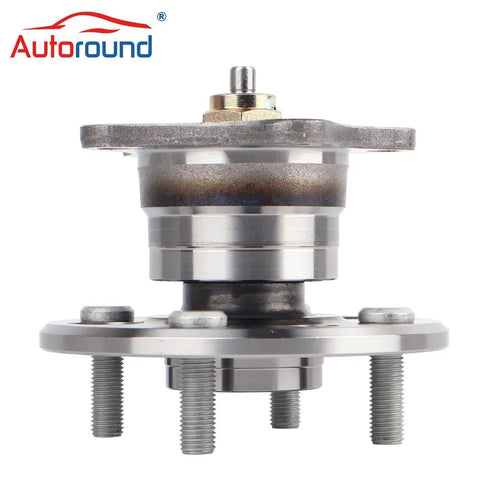 Rear Wheel Bearing And Hub Assembly For Toyota Corolla 1993 To 2002 Geo Prizm 1993 To 1997 And Chevy Prizm 1998 To 2002 Four Lug Non ABS Rear Position Replacement Fits 512018 front view