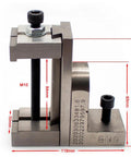 Pro Grade Multi Function EDM Dedicated Fixture For Wire Cutting And Fixed Workpiece Bracket Vise, All Metal Built Tough, 360 Degree Swivel With Scale, Fast Wire Platen, Adjustable 0-84 Cm Clamping Height, M10 Threaded Rod, Machine Tool Accessories