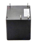 Heavy Lifter 12V Ac Dc Power Supply 15W Single Output With Compact Pcb Mount showing top view of black power brick with mounting pins.