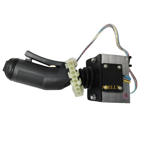 Rugged Aftermarket Replacement Joystick Controller For Skyjack Scissor Boom Lifts 211751, black joystick with mechanical components.