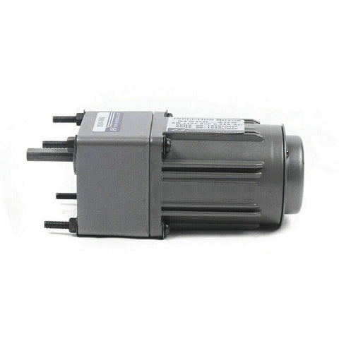 Side view of the Workhorse 110V 6W AC Gear Motor With Single Phase Design 27 RPM Geared Motor And Variable Speed Controller.
