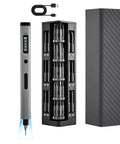 Cordless 57 In 1 Magnetic Precision Screwdriver Set With Adjustable Torque And LED Light Rechargeable Repair Tool Kit For Electronics DIY