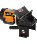 Heavy Duty Portable Beveling Machine With 1 HP Brushless Motor 110 Volt Power, showcasing 5,000 RPM motor and angled cutting plate.