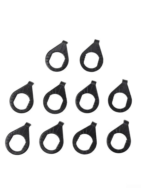 M8 M10 Steel Flange Washers Kit For E Bike Hub Axle And Scooter Fastening, 10 Piece Set, silver black washers