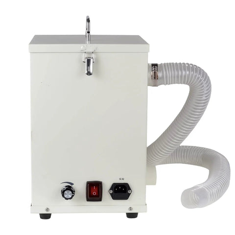 Back view of Badass 1000W Dental Vacuum Dust Extractor packing killer suction with adjustable speed toggle for clinics.