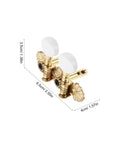 Vintage Carving Ukulele Tuning Pegs And Classical Guitar Machine Heads Replacement Parts, 3.5cm brass tuning keys