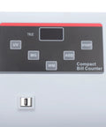 Control panel of Mini Portable Money Counter Machine with buttons for features like UV and MG on a compact design.