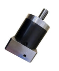Rock Solid Heavy Duty Planetary Gear Reducer Engineered For Lightning Fast Torque Response smooth black and silver design.