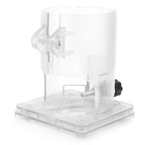 Transparent PC Router Base With Adjustable Knob For Woodworking Power Tools Standard And Thickened Thickness Options For Stable Precise Trimming And Routing Rock Solid Build For Heavy Duty Use