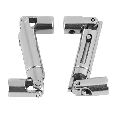 Metal Drive Shaft Upgrade Kit for 1/16 Scale WPL RC Trucks 2 pcs, heavy-duty metal parts, compatible with B14 B14K B24 B24K models