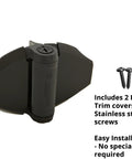 Damn Tough Heavy Duty Gate Hinges With Rock Solid Tension Control For Square Pool Fences Non Stop Swing Black Zinc Coated Steel Pair
