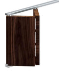 Closet Door Hardware Kit For Two Folding Panels With A 29 Inch Ceiling Track Cut To Fit Opening Supports Up To Thirty Lbs Per Door