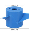 5000KV RC Underwater Thruster With 60mm Propeller, blue 60mm diameter for submarines and RC boats, visible dimensions