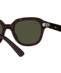 Erik Square Sunglasses Unisex RB4398 Non Polarized Havana Green Full Rim Frames 53mm Dope Style side view