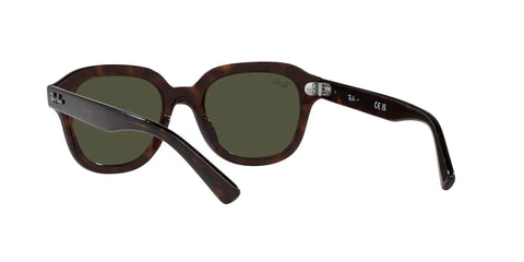 Erik Square Sunglasses Unisex RB4398 Non Polarized Havana Green Full Rim Frames 53mm Dope Style side view