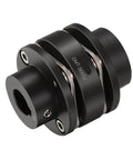 Built Tough Steel Double Disc Shaft Coupler Featuring Precision Keyway Bore Design For Gutsy Power Transmission And Heavy Duty Industrial Alignment Systems For Daily Shop Floor Use, shown at an angle.