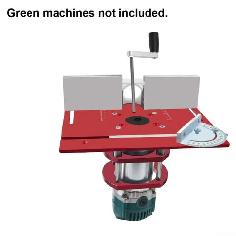 Ridiculously Solid Aluminum Router Table Insert Plate For Your Workshop slick sliding surface with adjustable guide.
