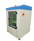 Heavy Duty Automatic Paint Shaker Mixer With No Sweat Auto Clamp And Hassle Free Timer, showing side angle and controls.