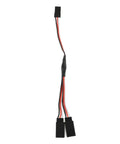 Y Style 3 Pin Servo Extension Cable 150mm 1 Male To 2 Female Splitter For RC Planes, Cars, Drones, Helis Futaba JR Compatible