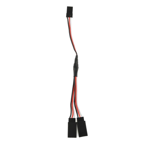 Y Style 3 Pin Servo Extension Cable 150mm 1 Male To 2 Female Splitter For RC Planes, Cars, Drones, Helis Futaba JR Compatible