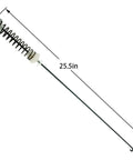 Close-up of 25.5-inch rod from Washer Suspension Rod Kit With 4 Rods, 4 Balls, 4 Bushings And 2 Springs For Whirlpool Amana Washers