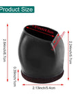 2 Inch Office Chair Wheel Stopper Set Of 5 Soft Felt Caster Cups For Hardwood Floors Quiet No Slip Wheel Stoppers To Prevent Rolling And Sliding Anti Scratch Protection For Chairs Beds And Desks, dimensions detail